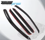 Dark Smoke Rain Visor Deflector 4PCS Out-channel For Hyundai Santa Fe 2007-2012. Fixed Price $39.45.