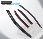 Dark Smoke Rain Visor Deflector 4PCS Out-channel For Cadillac Sts 2005-2011. Fixed Price $32.74.