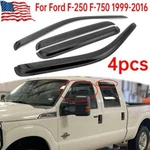 Ford F-250 F-750 Super-duty Crew Cab 99-16 Window Visor Vent Rain Guard. Fixed Price $31.99.