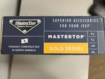 Mastertop Ultimate Summer Soft Bimini Jeep Wrangler Red. Fixed Price $67.00.