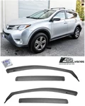 For 13-18 Toyota RAV4 In-channel Smoke Tinted Window Visors Rain Guard Deflector. Fixed Price $24.99.