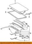 Mercedes Oem 86-99 300SD Sunroof-panel Seal 1267800098. Fixed Price $440.00.