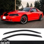 94-04 Ford Mustang Window Visor Vent Sun Rain Deflector Guard 2PCS Set. Fixed Price $39.99.
