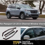 Fits Honda Passport 2019-2025 In-channel Vent Window Visor Rain Guard Deflectors. Fixed Price $48.89.