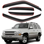In-channel Window Visor Rain Guard Deflector For 00-06 Chevy Tahoe & Gmc Yukon. Fixed Price $43.98.