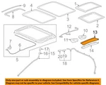 Gm Oem 17-23 XT5,XT6 Sunroof-sunshade 84124539. Fixed Price $225.38.