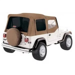 Rampage 68217 Complete Soft Top Kit W/frame For 1976-1995 Jeep CJ7/YJ. Fixed Price $849.95.