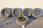 07-18 For Jeep Wrangler Jk Large Rim Group Lrg Wheel 20X10J Tire Set Note*. Fixed Price $850.00.