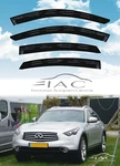 For Infiniti FX35 QX70 09-17 Window Visor Vent Sun Shade Rain Guard Door. Fixed Price $84.99.