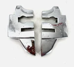 73-85 Mercedes R107 Set Of 2 Top Hinge Chrome Trim Cover Oem. Fixed Price $132.00.