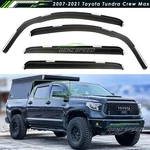 For 2007-2021 Toyota Tundra Crewmax In-channel Rain Guards Window Visors Shade. Fixed Price $48.99.