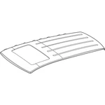 Genuine Mercedes-benz Oe Paneling, Roof 167-650-23-00. Fixed Price $3790.83.