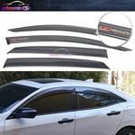 For 17-21 Honda Civic 10TH X HB5 Window Visor Vent Rain Shade W/ 3D Mugen. Fixed Price $42.49.
