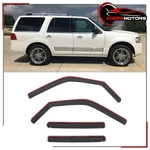 Fits 97-17 Ford Expedition Lincoln Navigator In-channel Window Visors Vent Guard. Fixed Price $34.99.