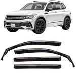 Clim Art In-channel Incredibly Durable Rain Guards For Volkswagen Tiguan 2018-20. Fixed Price $48.99.